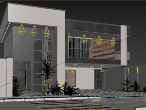 Villa house design duplex 101 3D Model
