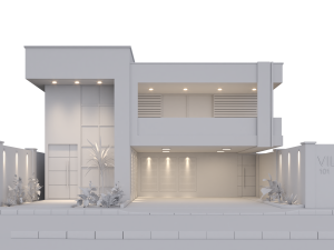 Villa house design duplex 101 3D Model