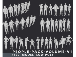 People-pack-volume v1 Modelo 3D