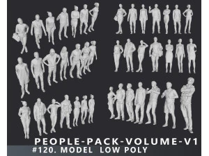 People-pack-volume v1 3D Model