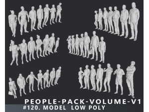 People-pack-volume v1 Modèle 3D