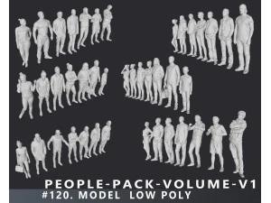 People-pack-volume v1 3D Model