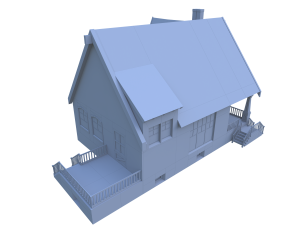 house 3D 모델