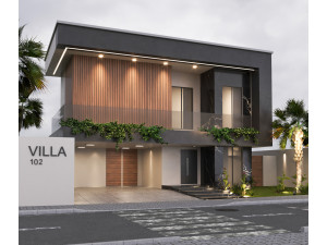 Villa house design duplex 102 3D Модель