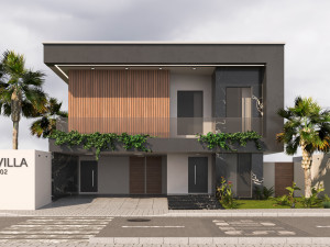 Villa house design duplex 102 3D Модель