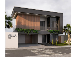 Villa house design duplex 102 3D Модель