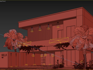 Villa house design duplex 102 3D Модель