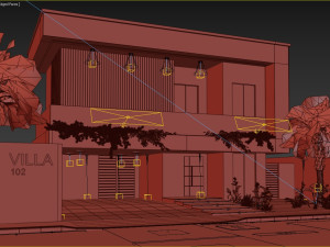 Villa house design duplex 102 3D Модель