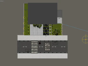 Desain rumah villa dupleks 103 Model 3D