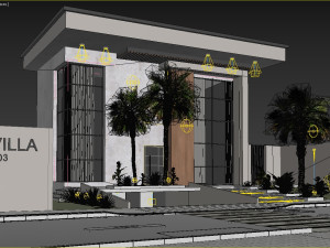 Villa house design duplex 103 Modelo 3D