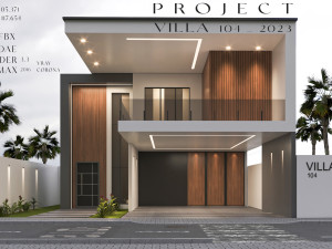 Villa house design duplex 104 Modèle 3D