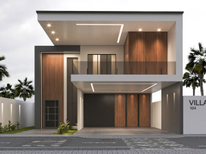 Villa house design duplex 104 Modelo 3D