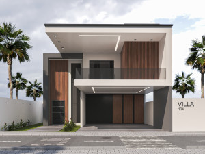 Villa house design duplex 104 Modelo 3D