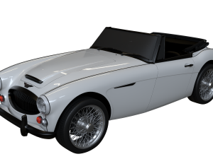 1965 Austin Healey 3000 MkIII Modèle 3D