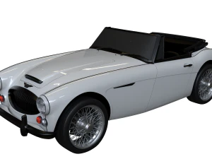 1965 Austin Healey 3000 MkIII 3D Model