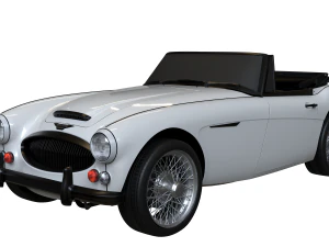 1965 Austin Healey 3000 MkIII 3D Model