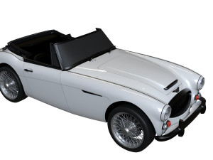 1965 Austin Healey 3000 MkIII Modèle 3D