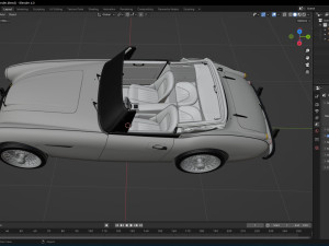 1965 Austin Healey 3000 MkIII Modèle 3D