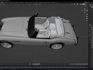 1965 Austin Healey 3000 MkIII 3D Model