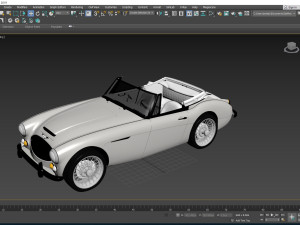 1965 Austin Healey 3000 MkIII Modèle 3D