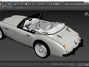 1965 Austin Healey 3000 MkIII 3D Model