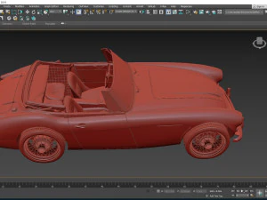 1965 Austin Healey 3000 MkIII 3D Model