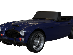 1965 Austin Healey 3000 MkIII Modèle 3D