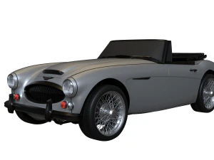1965 Austin Healey 3000 MkIII 3D Model