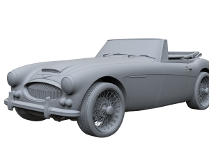 1965 Austin Healey 3000 MkIII Modèle 3D