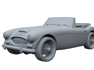 1965 Austin Healey 3000 MkIII 3D Model
