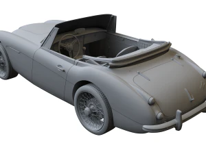 1965 Austin Healey 3000 MkIII 3D Model
