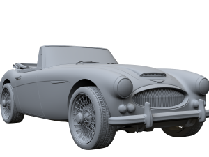 1965 Austin Healey 3000 MkIII Modèle 3D