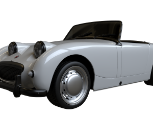 1958 Austin Healey Sprite MKI 3D Model