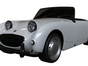 1958 Austin Healey Sprite MKI 3D Model