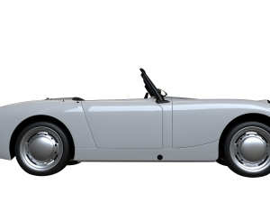 1958 Austin Healey Sprite MKI 3D Model