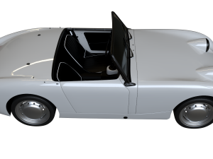 1958 Austin Healey Sprite MKI 3D Model
