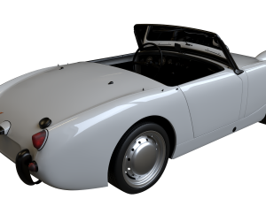 1958 Austin Healey Sprite MKI 3D Model