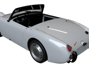 1958 Austin Healey Sprite MKI 3D Model