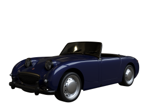 1958 Austin Healey Sprite MKI 3D Model