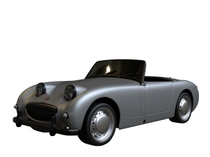 1958 Austin Healey Sprite MKI 3D Model