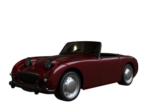 1958 Austin Healey Sprite MKI 3D Model