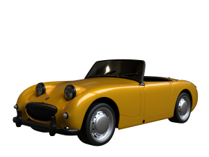 1958 Austin Healey Sprite MKI 3D Model