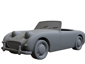 1958 Austin Healey Sprite MKI 3D Model