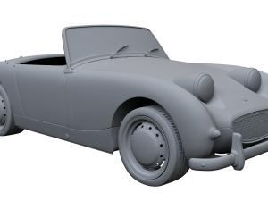 1958 Austin Healey Sprite MKI 3D Model