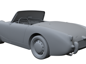 1958 Austin Healey Sprite MKI 3D Model