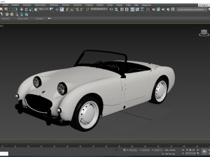 1958 Austin Healey Sprite MKI 3D Model