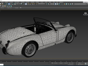 1958 Austin Healey Sprite MKI 3D Model
