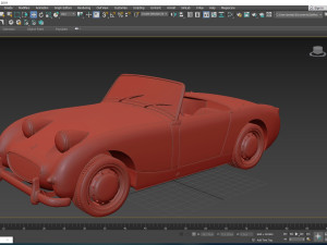 1958 Austin Healey Sprite MKI 3D Model