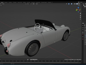 1958 Austin Healey Sprite MKI 3D Model