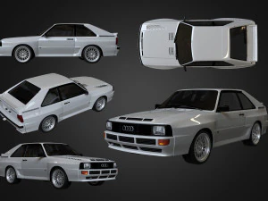 1983 Audi Sport quattro 3D Model